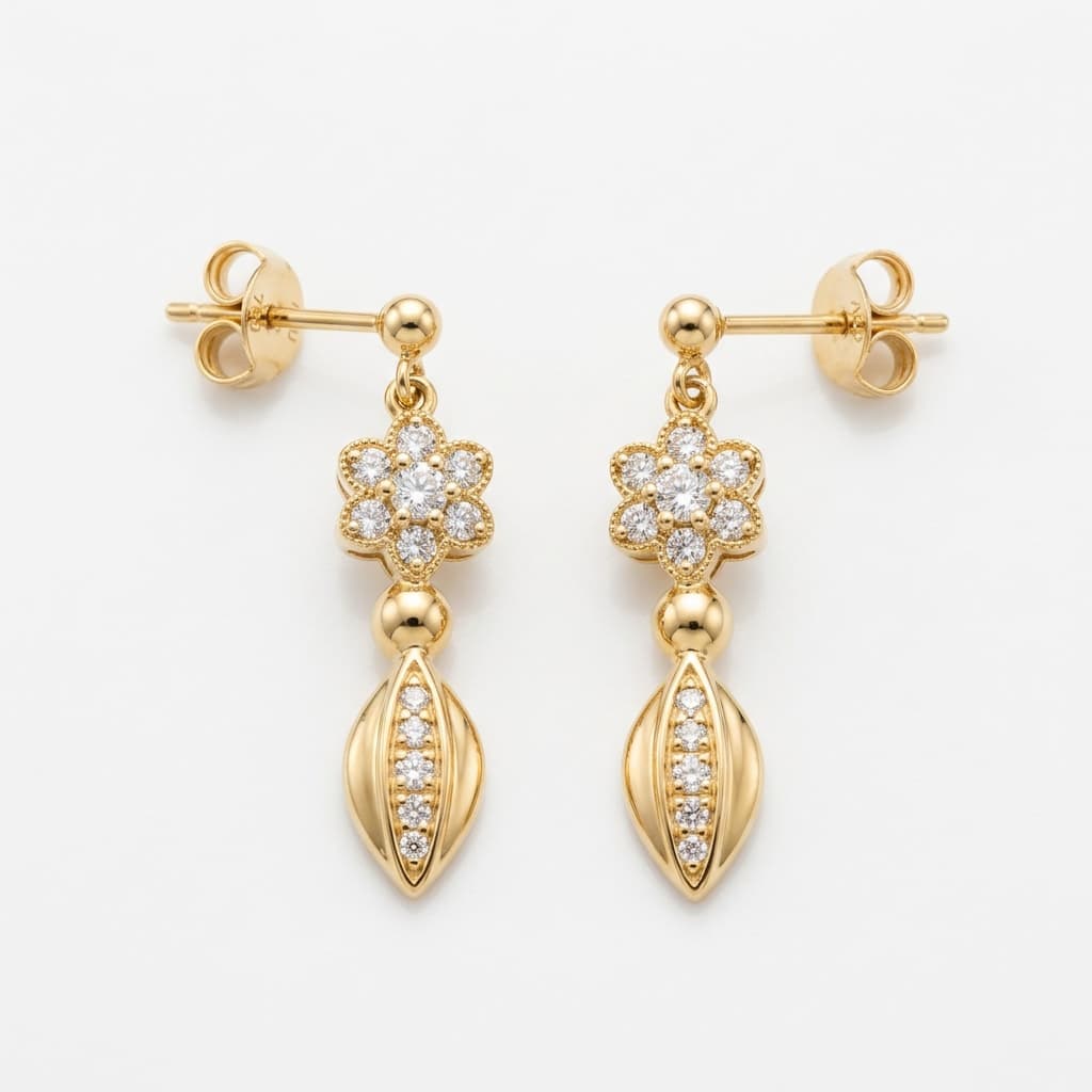 Golden Bloom Earrings